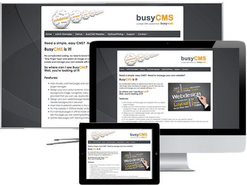 BusyCMS Website Builder
